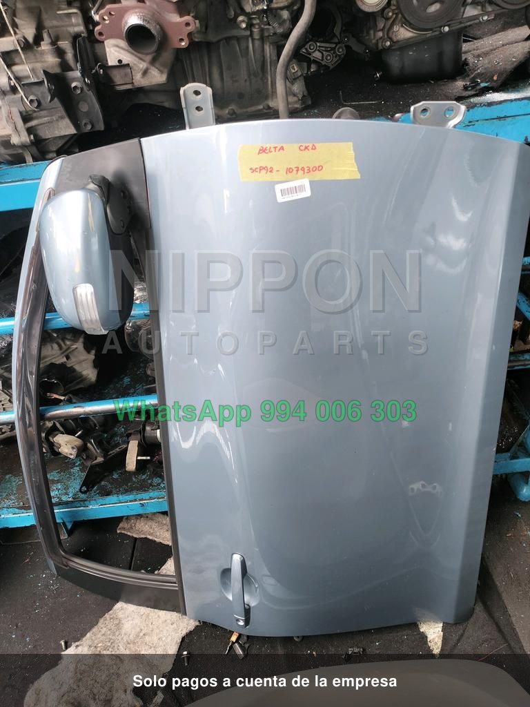 PUERTA DELANTERA RH TOYOTA BELTA 2005-2012 SEDAN KSP92 SCP92