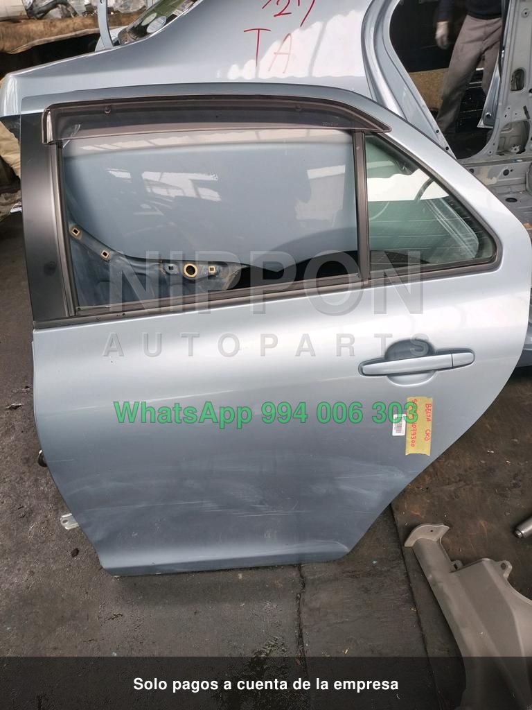 PUERTA POSTERIOR LH TOYOTA BELTA 2005-2012 SEDAN KSP92 SCP92