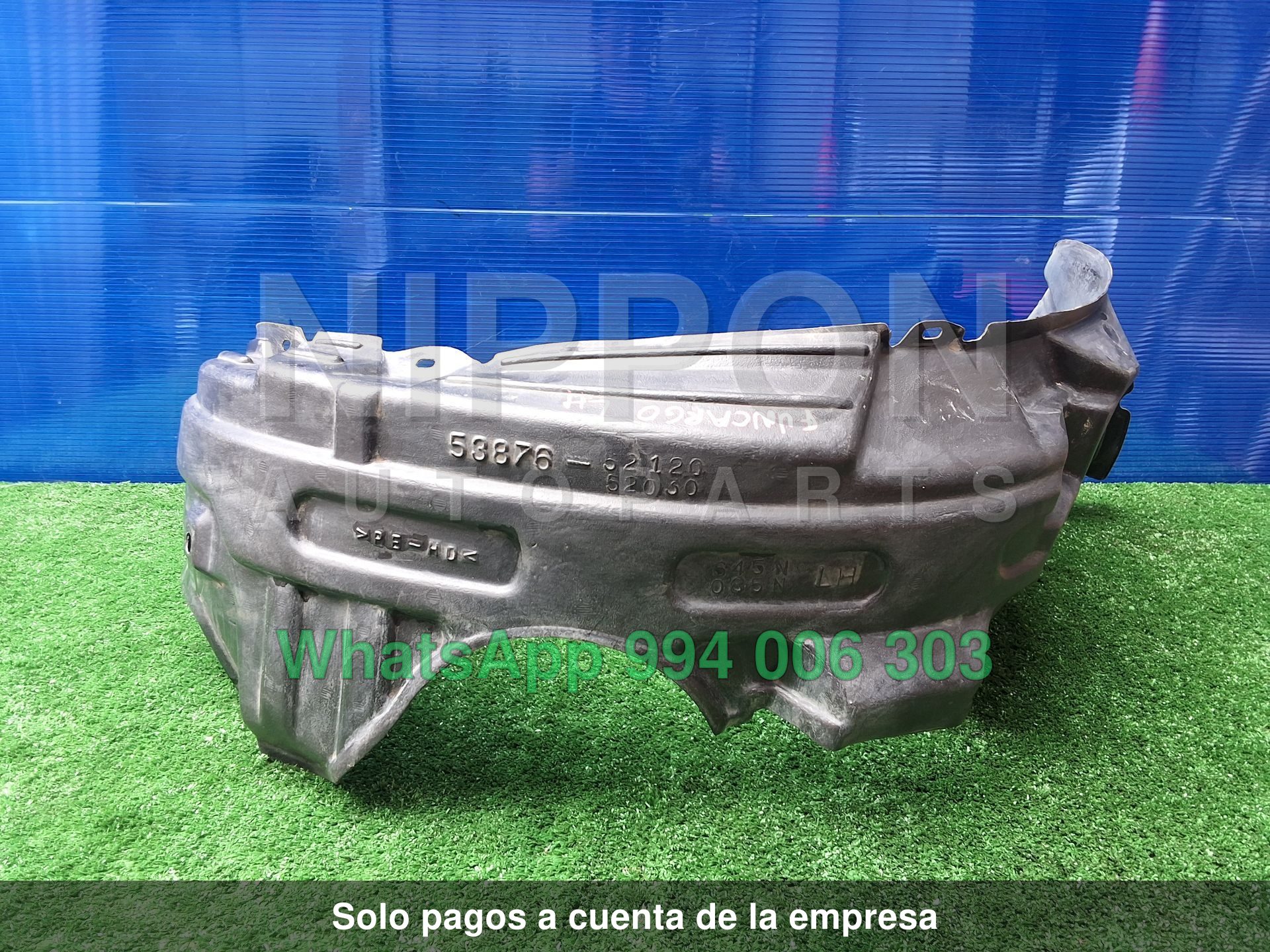 PLASTICO DE GUARDAFANGO LH TOYOTA FUNCARGO 1999-2005 HATCHBACK NCP20 NCP25