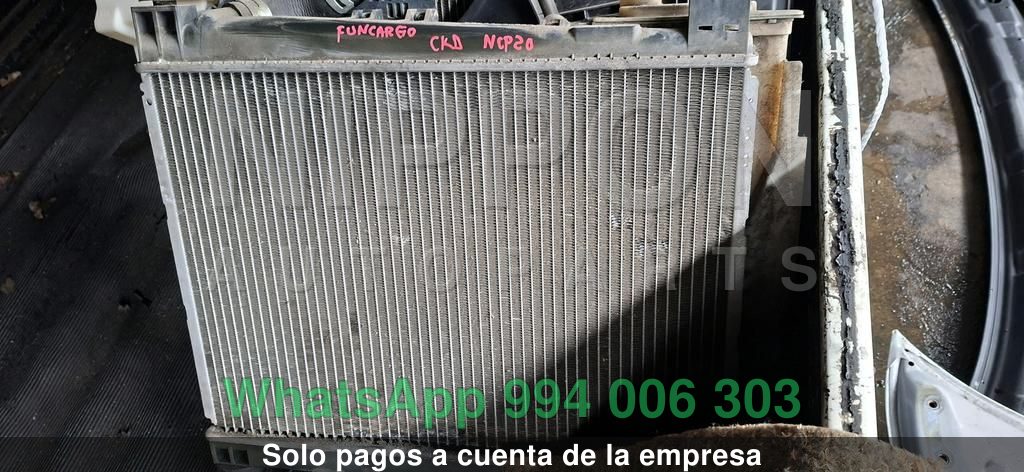RADIADOR GASOLINERO TOYOTA FUNCARGO 1999-2005 HATCHBACK NCP20 NCP25