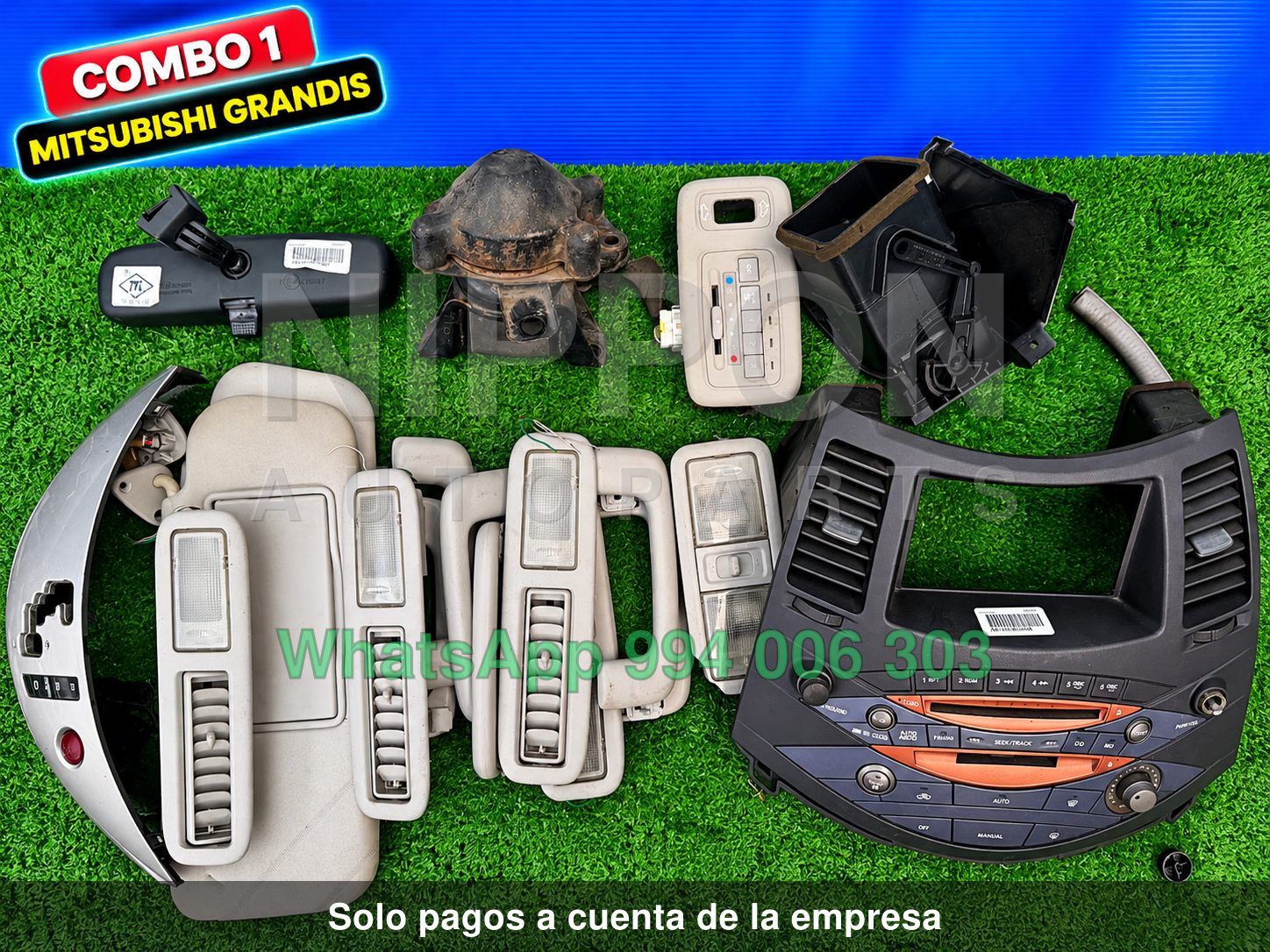 COMBO DE ACCESORIOS MITSUBISHI GRANDIS 2003-2009 MINIVAN NA4W