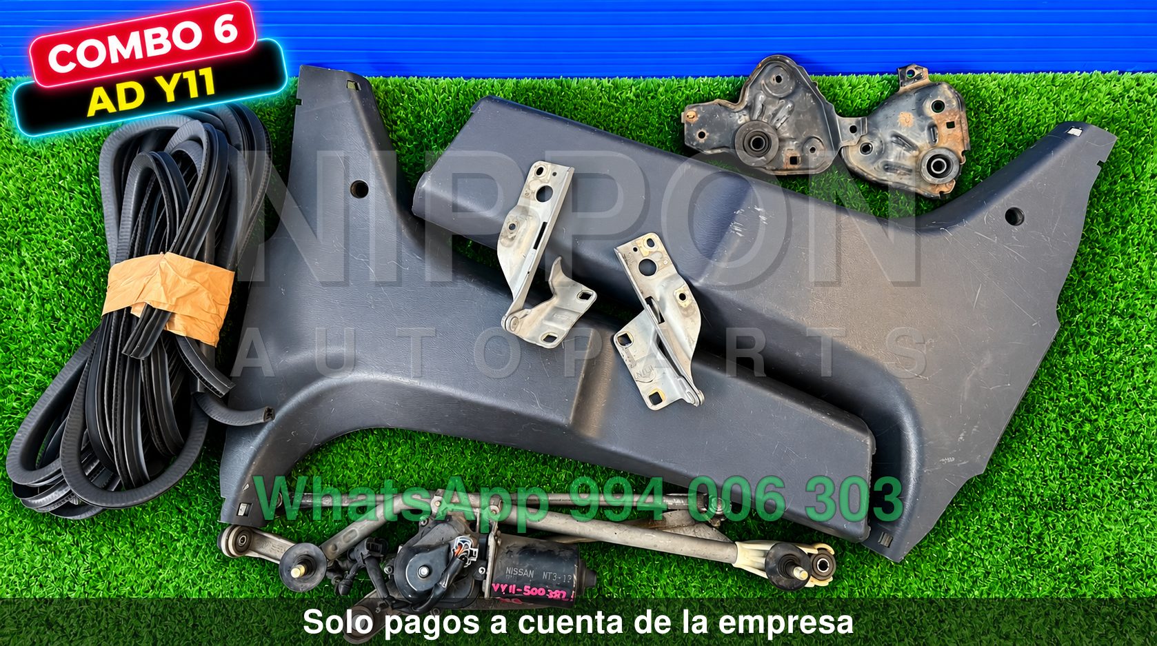 COMBO DE ACCESORIOS NISSAN AD VAN 1999-2008 VAN VFY11 WHNY11