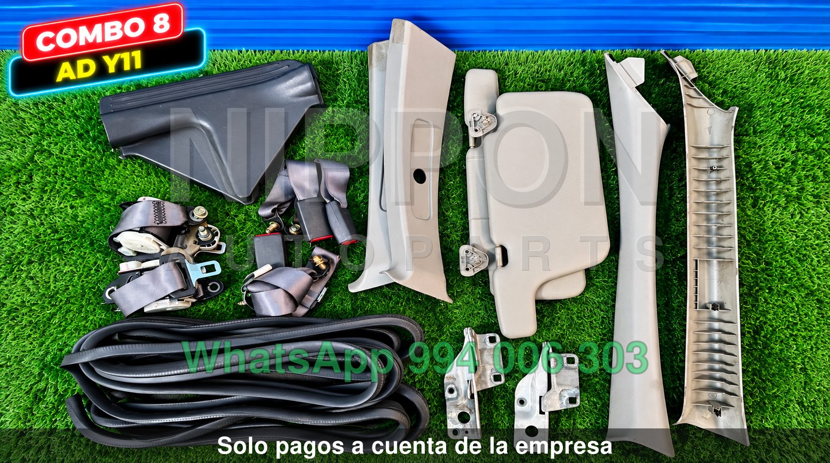 COMBO DE ACCESORIOS NISSAN AD VAN 1999-2008 VAN VFY11 WHNY11