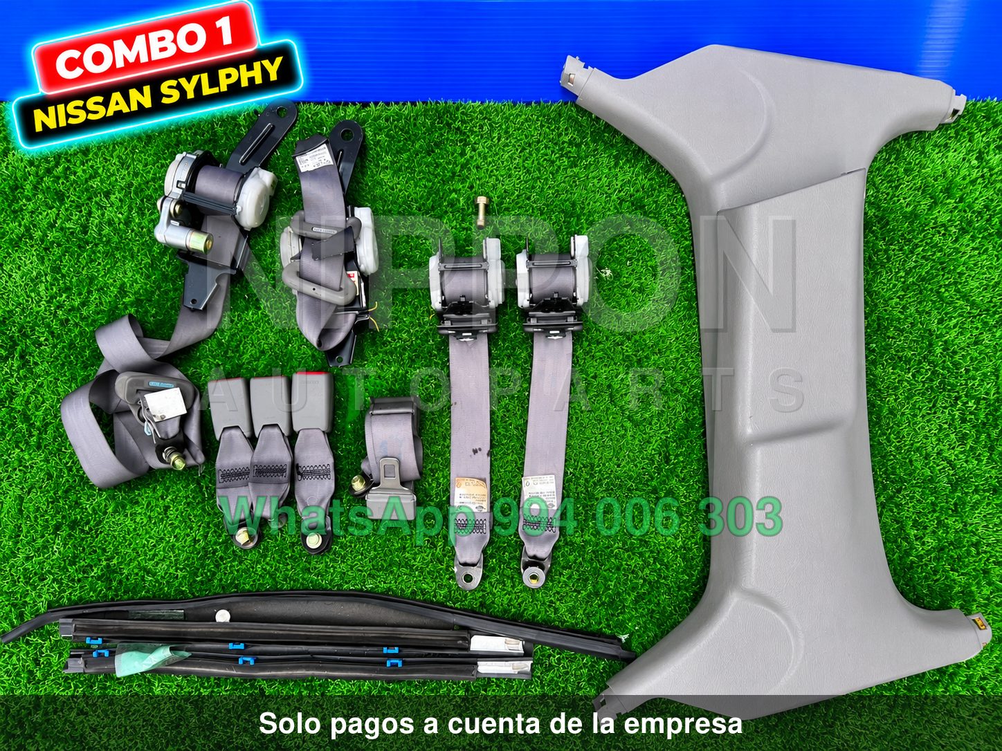 COMBO DE ACCESORIOS NISSAN SYLPHY 2000-2005 SEDAN G10 TG10