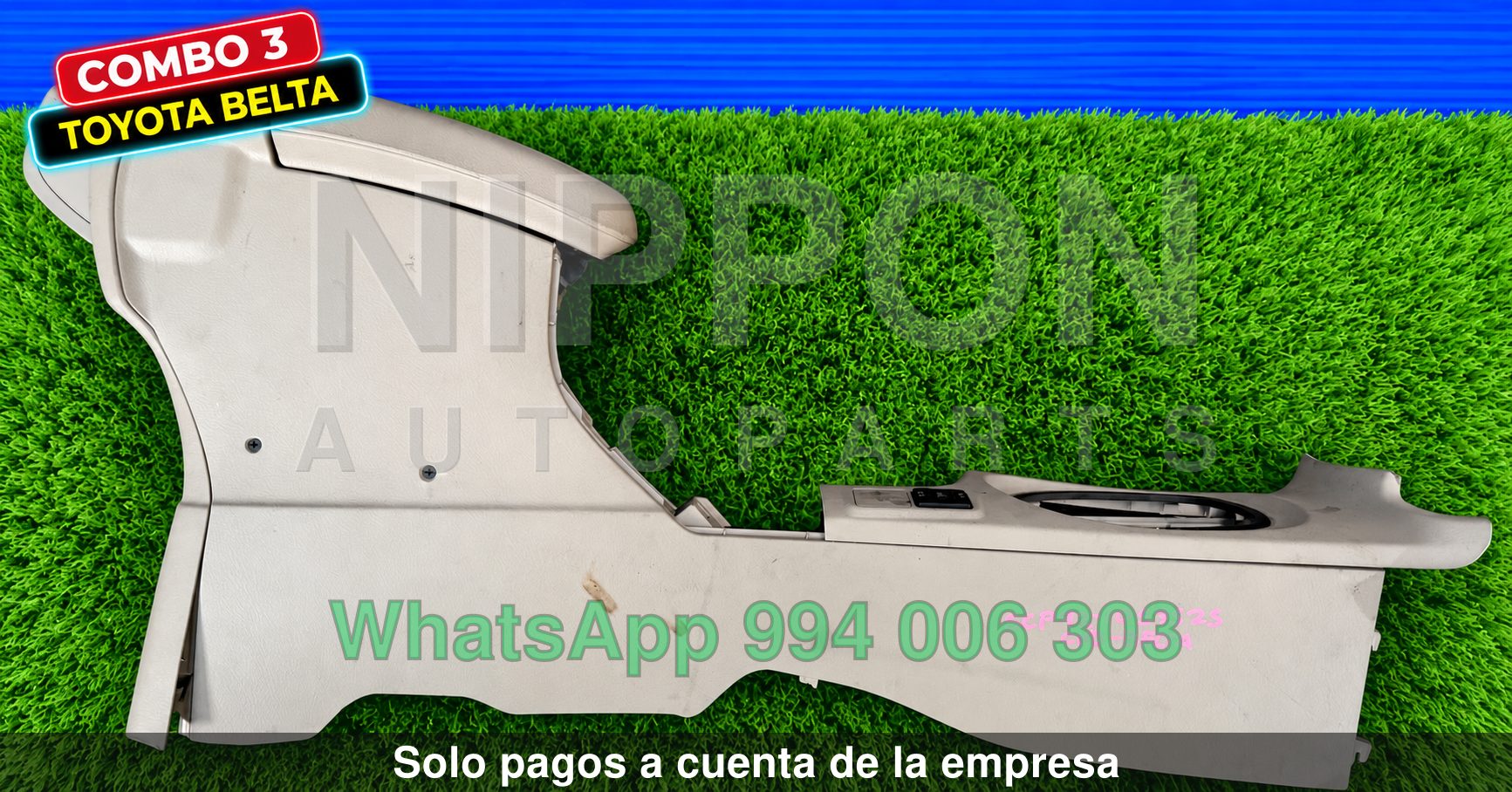 COMBO DE ACCESORIOS TOYOTA BELTA 2005-2012 SEDAN KSP92 SCP92