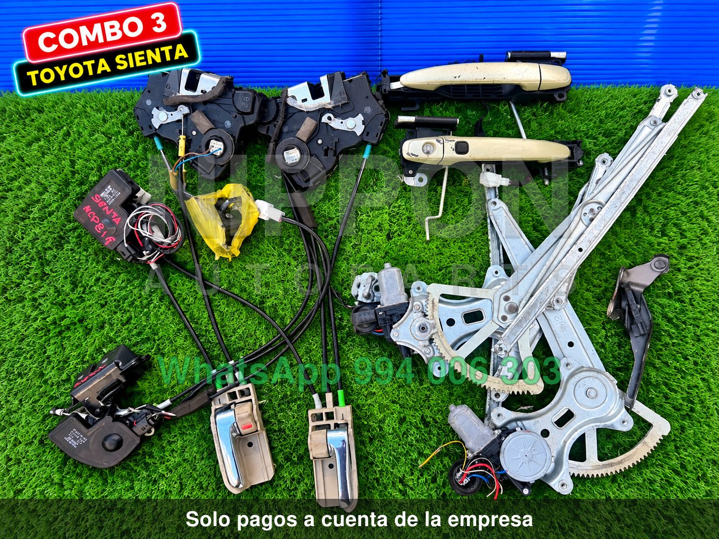 COMBO DE ACCESORIOS TOYOTA SIENTA 2003-2015 MINIVAN NCP81 NCP85G