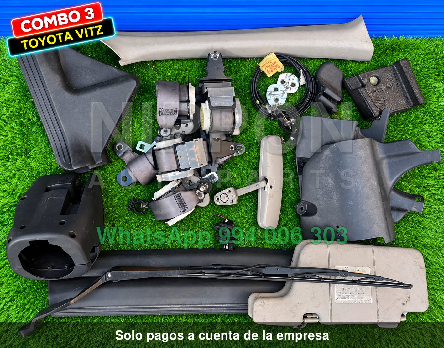 COMBO DE ACCESORIOS TOYOTA VITZ 2005-2010 HATCHBACK KSP90 NCP95