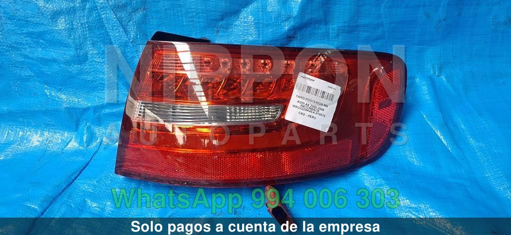 FARO POSTERIOR RH AUDI A4 2008-2016 SEDAN 8K
