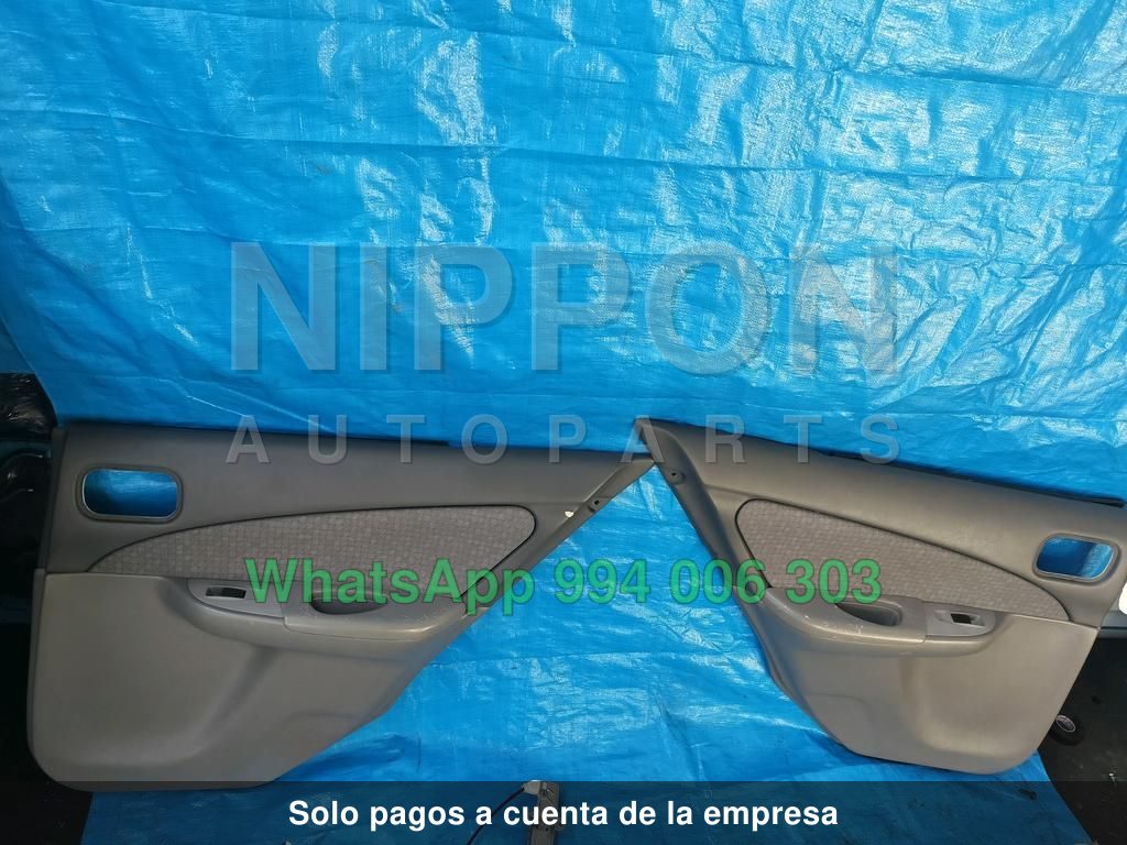 TAPIZ CUBIERTA PUERTA POSTERIOR PAR NISSAN RYOGA 2001-2004 SEDAN FB15