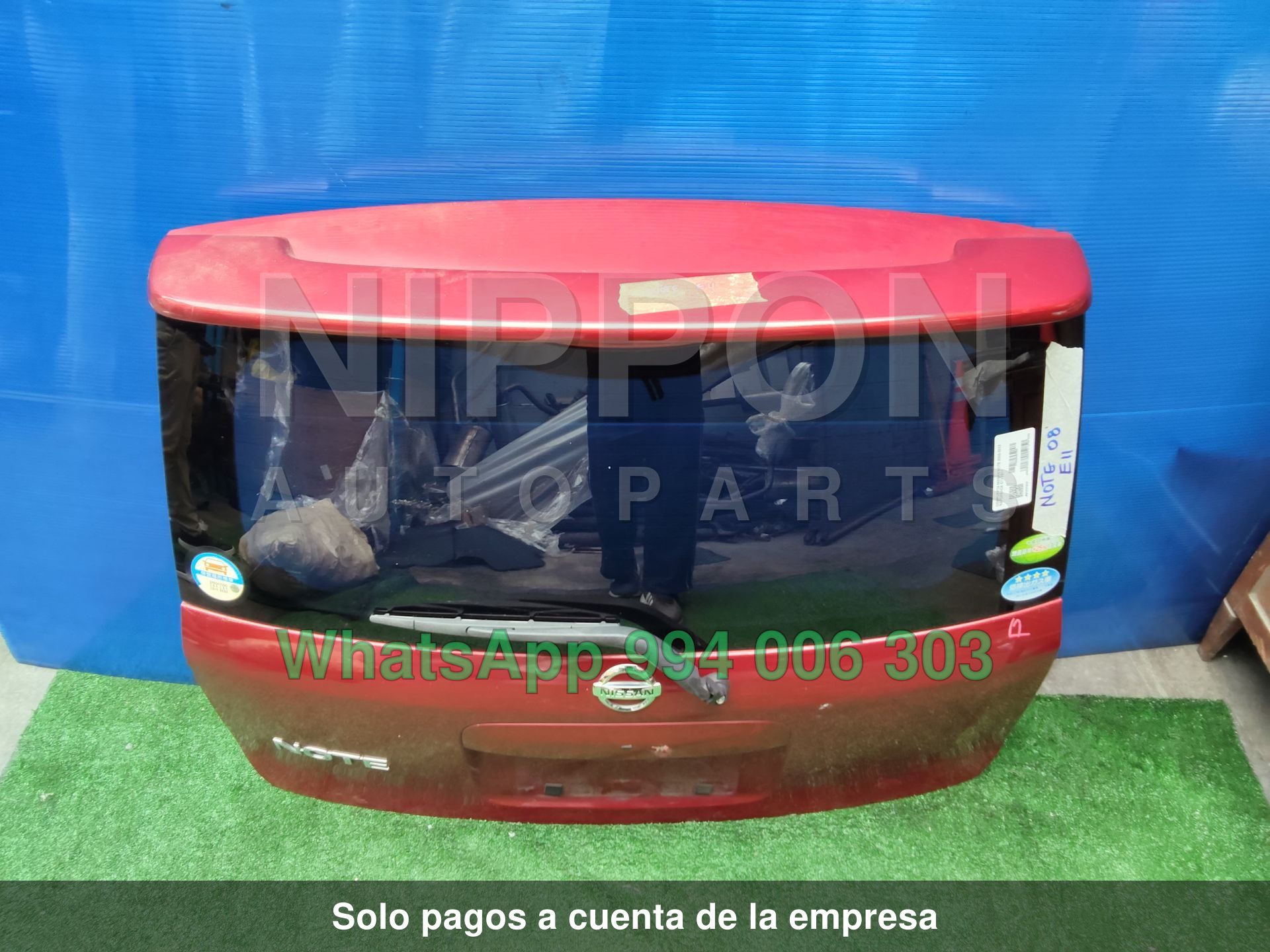 COMPUERTA NISSAN NOTE 2005-2012 HATCHBACK E11 ZE11
