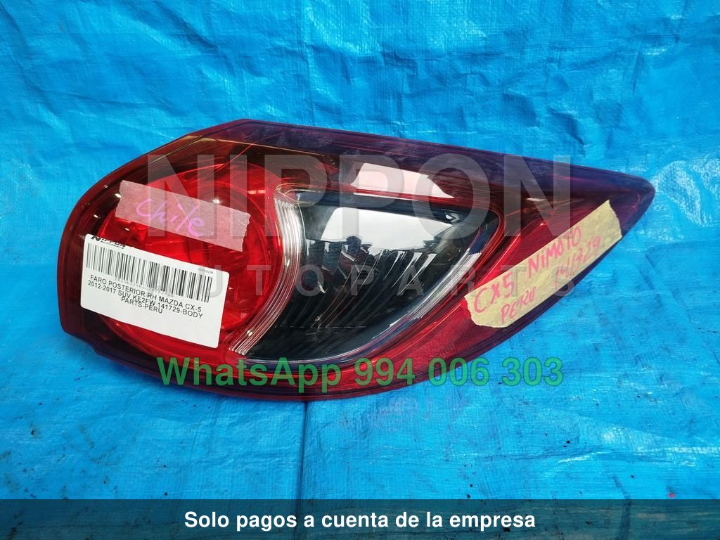 FARO POSTERIOR RH MAZDA CX-5 2012-2017 SUV KEEFW KE5AW